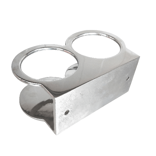 OEM Stainless steel marine hardware wall mounted drinking cup holder Thumb 4